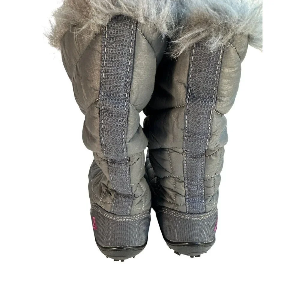 Columbia Womens Insulated Powder Summit 200 Grams Gray Waterproof Winter Boots 6